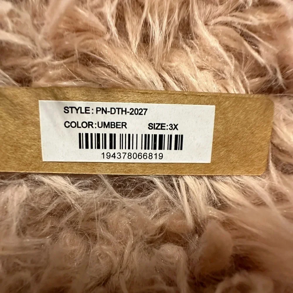 Skims Dip Front Thong Umber NWT 3X